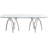 Izaiha Glass Top Dining Table