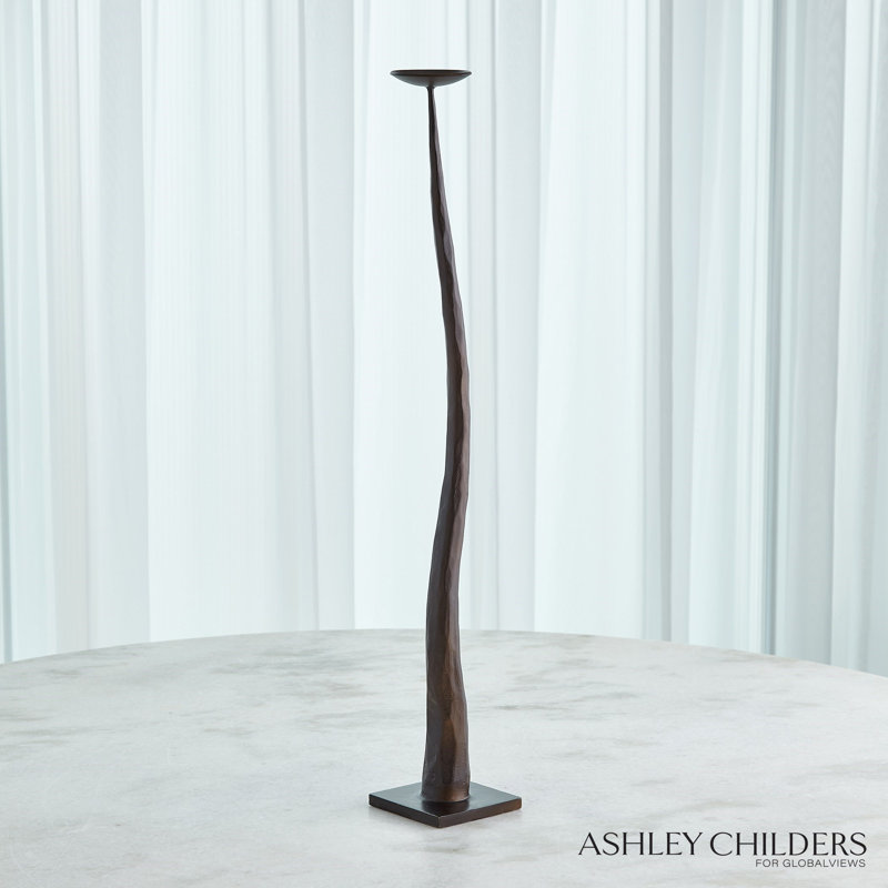 Chiseled Candle Holder-Short, 30" H x 4.5" W x 4.5" D