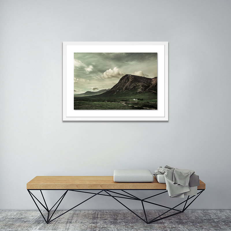 Scotland I Print by Joe Mania, White, 44" H x 60" W x 2.5" D