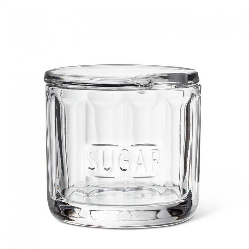 Clear With Lid Sugar Pot