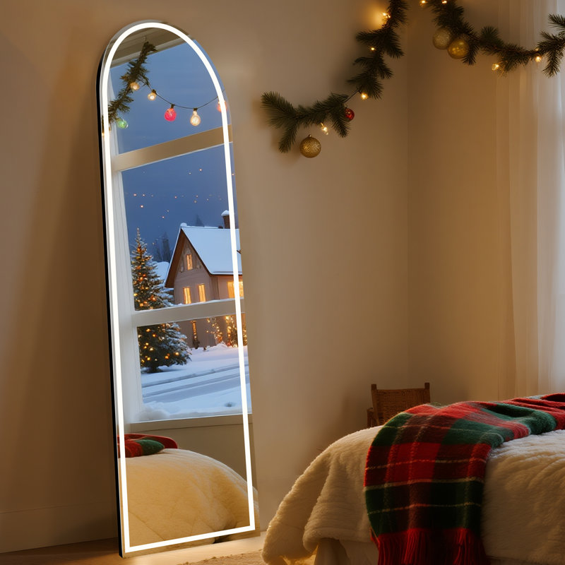 Miroir pleine grandeur à DEL à intensité variable, 81 po x 34 po