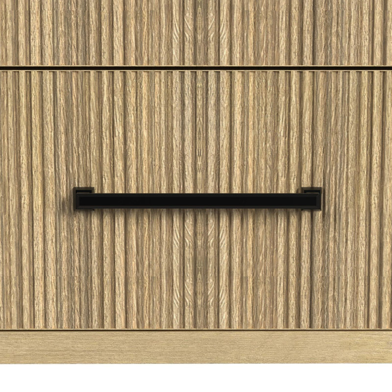 Palaiseur 2-Drawer Nightstand with USB in Natural