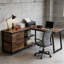 Bureau de travail spacieux, bureau d'ordinateur, bureau en L