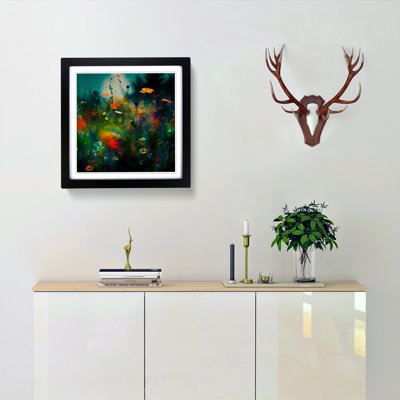 Meadow Expressionism - Framed Print