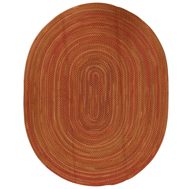 Hand Knotted Wool Area Rug in Red