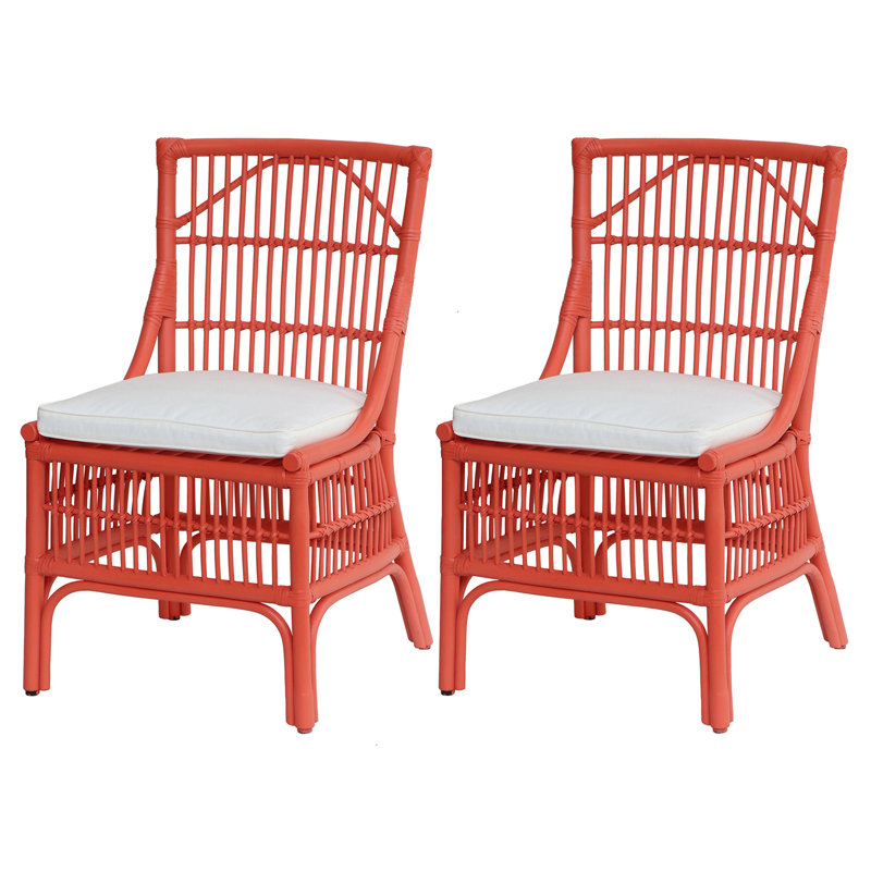 Jamestown Slat Back Dining Chair, Orange