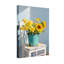 Plantes et fleurs, tournesols et jonquilles dans un seau rustique-764718889-764718890-764718893