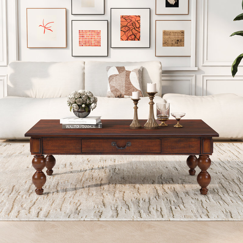 Table basse Calvera, Noyer