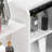 Vanity Desk With Sliding Mirror, Makeup Vanity Table With 6 Drawers & Storage Shelves, Modern Dressing Table For Bedroom, White
