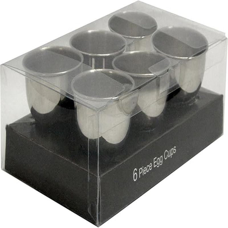 Coquetier en acier inoxydable (ensemble de 6)