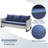 Nazime 74.02" Wide Outdoor Wicker Patio Sofa with Cushions and Ottomans-1555962078-1559107435