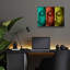 «BuddArta Face» par Mark AsArtkenazi, art mural en verre acrylique-1819563590
