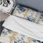 Ensemble de housse de couette motif ornemental bleu à motif victorien III-985803740