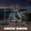 Parasol lumineux en porte-à-faux 11 pi 11,7 po Lillehammer-1596027890