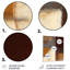 Décoration murale abstraite en métal chocolat brun élémentaire II-87834259