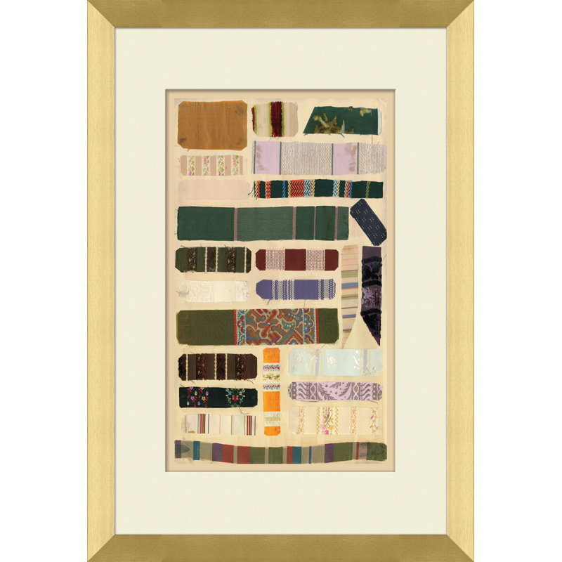 Fabric Swatches Framed Print