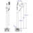 1 Handle Floor Tub Filler with Diverter-14385969