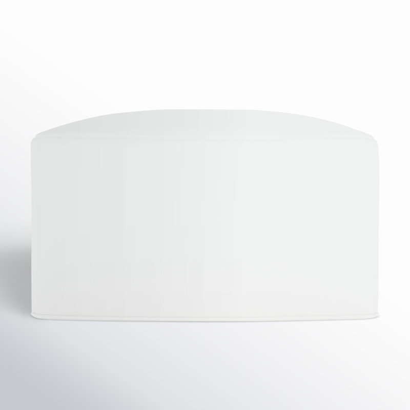  Repose-pieds extérieur Praia Sunbrella®, Tissu blanc Sunbrella®