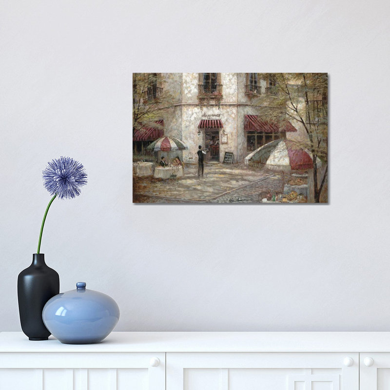 «Maggiano's» par Ruane Manning - reproduction d'art, Aucun mat, Toile tendue, H 12 po x l 18 po x 1,5 po