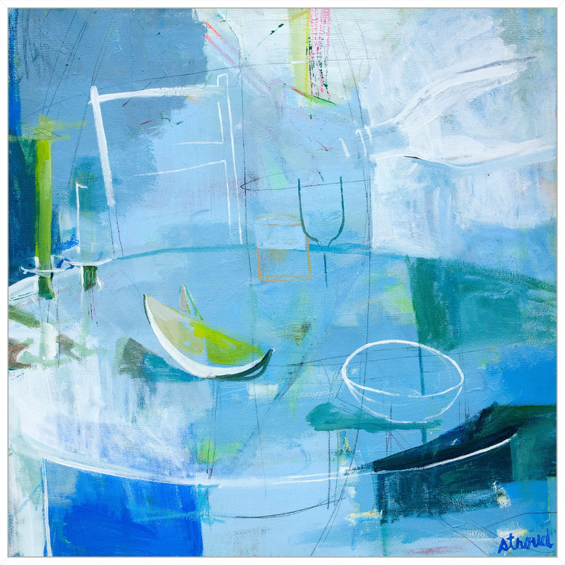 Setting The Scene Painting by Lillian August