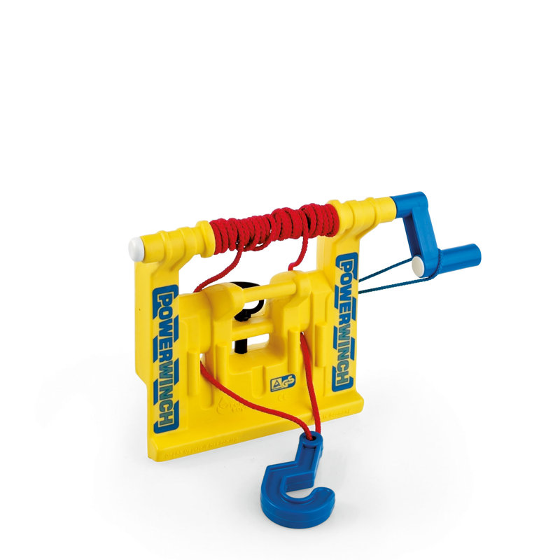 Rolly Toys Winch, Hook & Tow Rope - Yellow