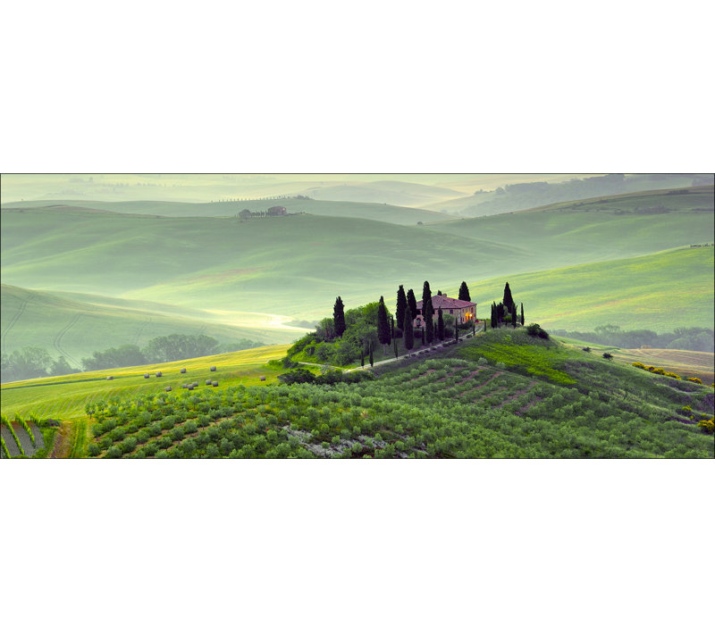 No Frame Print on Glass, 50 cm H x 125 cm W x 1.4cm D