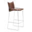 Tabouret de bar Pola brun