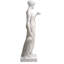 Statue de dame classique avec bol