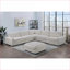 Fauteuil d'appoint en velours côtelé beige, large assise moelleuse avec pieds en bois massif pour petits espaces de salon