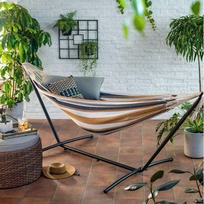 Outopee 2 Person Classic Hammock with Stand