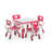Whiteboard Adjustable Square 4 Students Activity Table