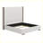 67.5" Tall Headboard Upholstered Bed with Vertical Striped and Wingback Design-1566228885
