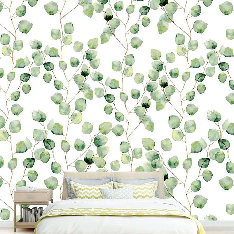 Peel & Stick Floral Border, 66" L x 96" W
