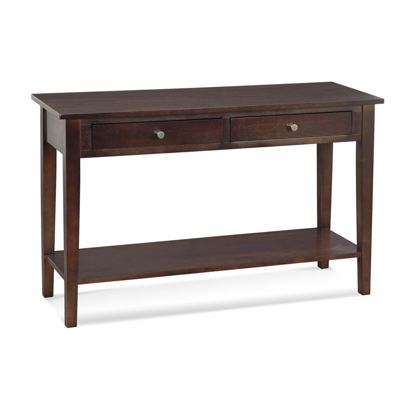 East Hampton 48'' Solid Wood Console Table, Havana