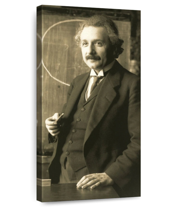 Genius Minded Einstein, 30" H x 15" W