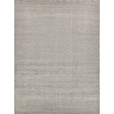 Greek Key Geometric Indoor Rug