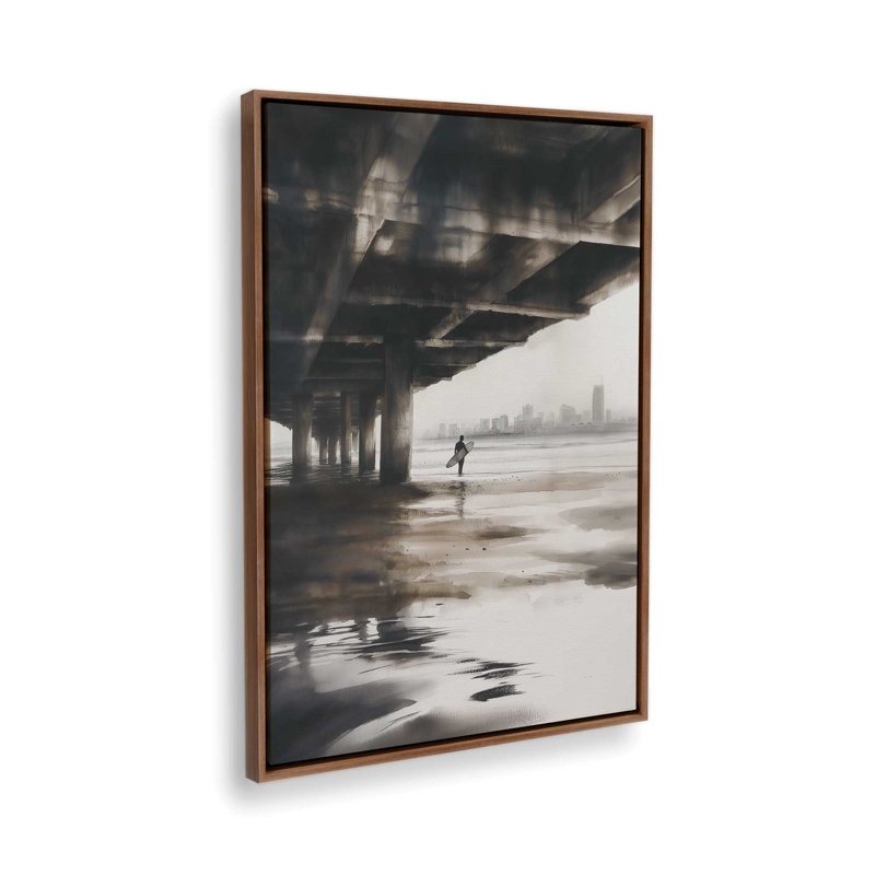 Under The Pier, 49" H x 33" W