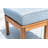 Leonetta Solid Wood 3- Person Seating Group with Cushions