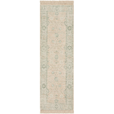 Wensley Oriental Flatweave Camel/Sage Area Rug