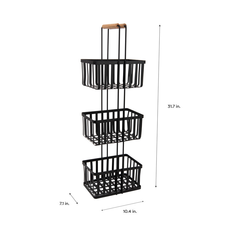 Arcangelo Metal Bathroom Shelves