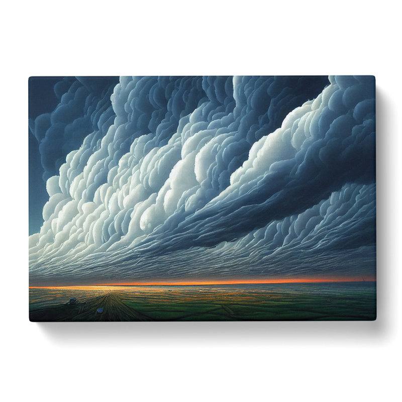 Stormy Cloud View Vol.4 - Wrapped Canvas Graphic Art
