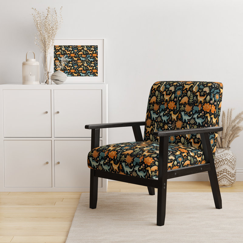 Dinosaurs Roar V - Fauteuil d'appoint rembourré décontracté
