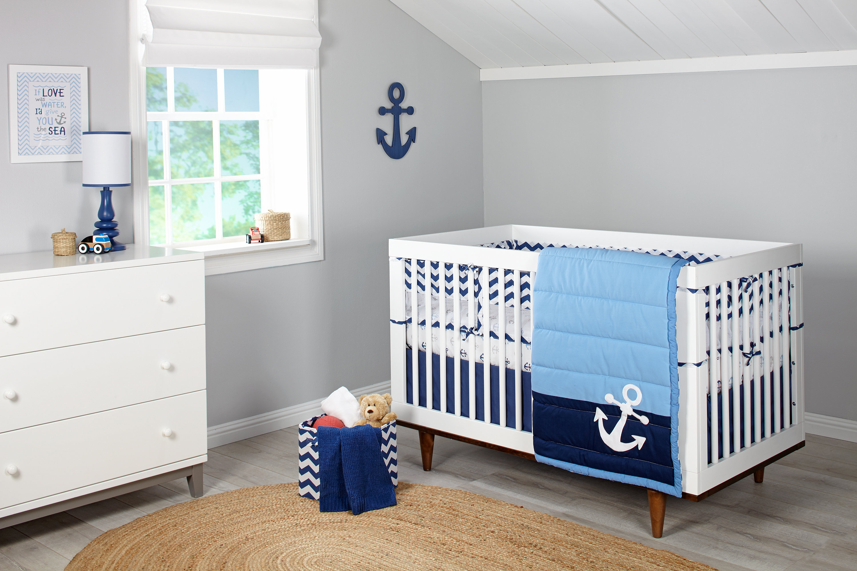 Harriet Bee Sanya Anchor Flat Crib Sheet & Reviews | Wayfair