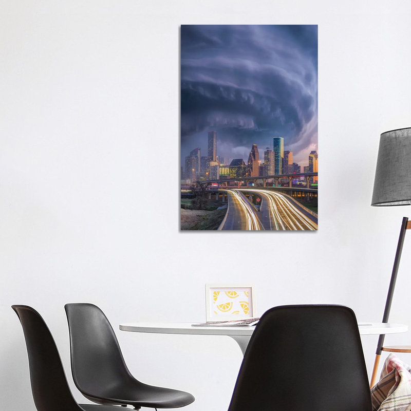 Houston Hurricane Laura 1 Piece Wrapped Canvas Wall Art, 101.6 cm H x 66.04 cm W x 1.91 cm D
