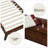 Kaylin Solid Wood Bed Frame with Headboard-73296057-73296056