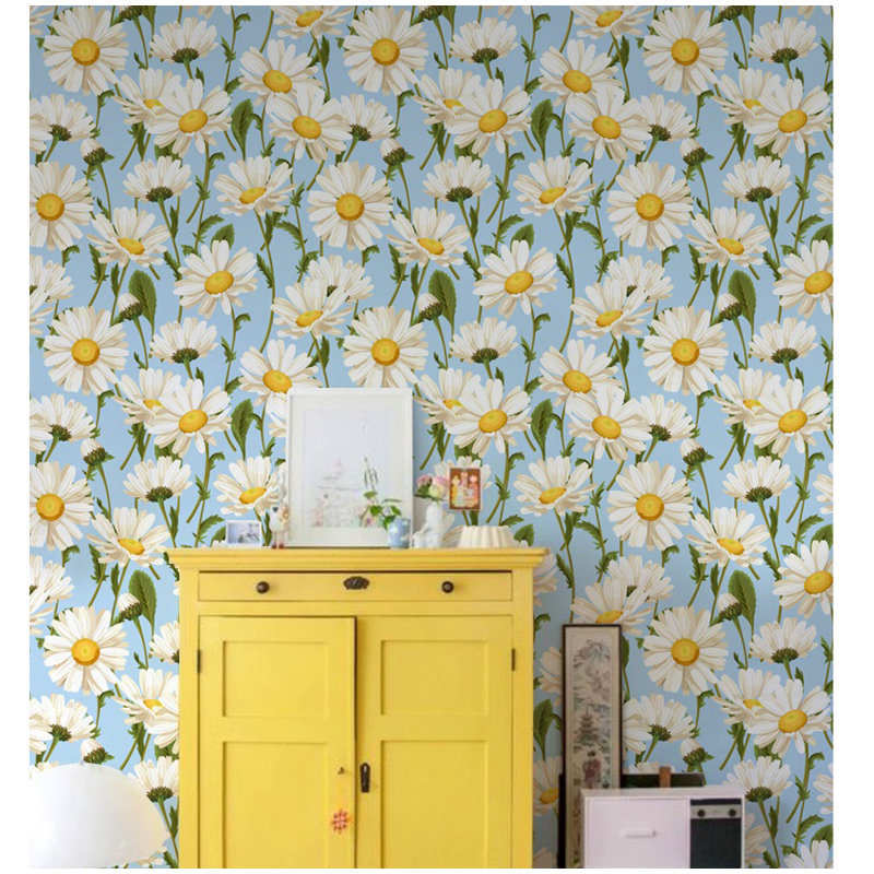 Nuneaton Utensil Chamomile Delicatework Wallpaper, 208 cm L x 146 cm W