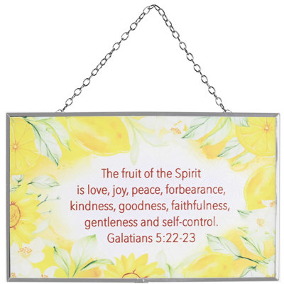 Suncatcher Le fruit de l'esprit 8 x 5