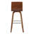 26” Faux Leather Wooden Swivel Bar Stool-938061272