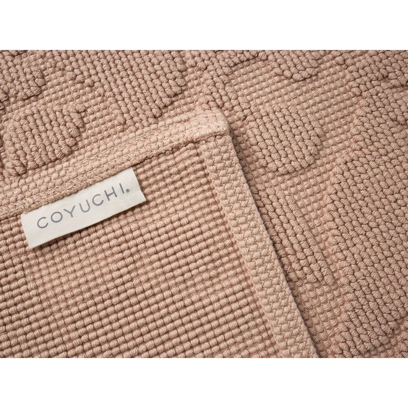Tapis pour salle de bain Wildflower, Simple - L 36 po x l 24 po, Rosé antique