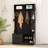 Hall Tree With 6 Hooks,Coat Hanger, Entryway Bench, Storage Bench,For Entrance, Hallwa,Black